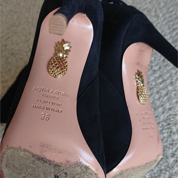 Aquazzura All I Need Over the Knee Stiletto black Boots size 36 - Picture 14 of 16